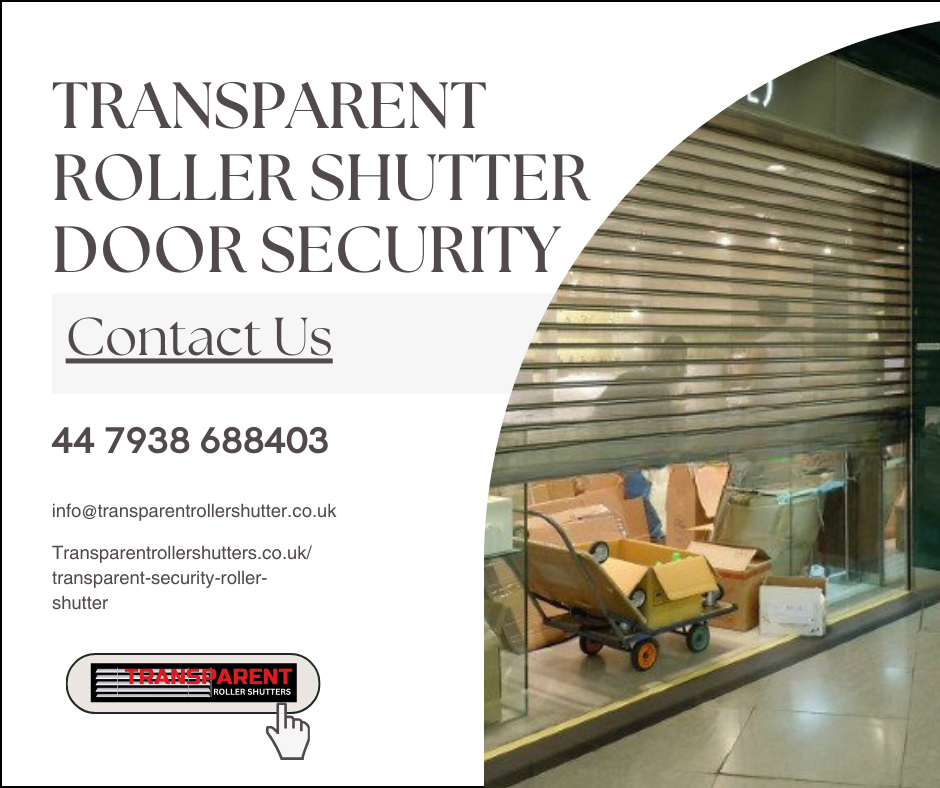 Transparent Roller Shutter Door Security_