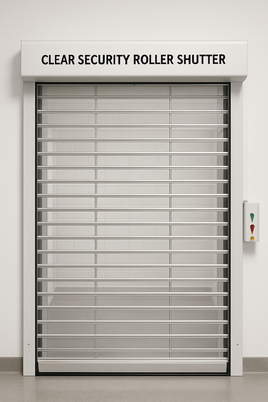 Clear Security Roller Shutter