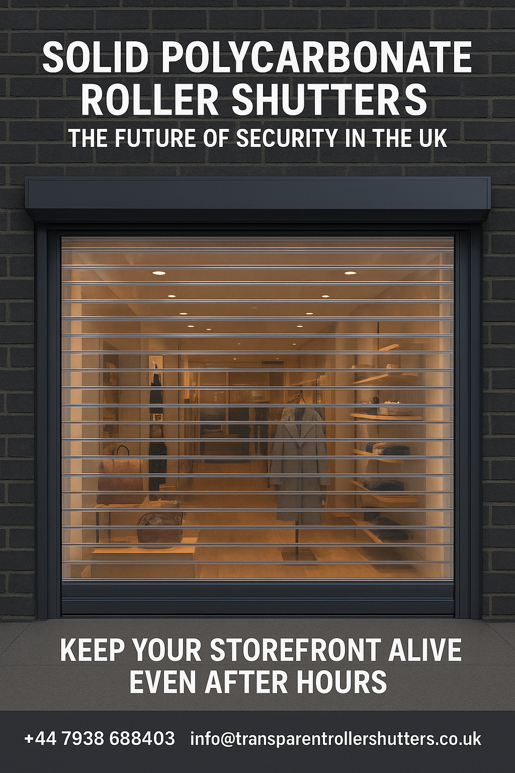 Solid Polycarbonate Roller Shutters