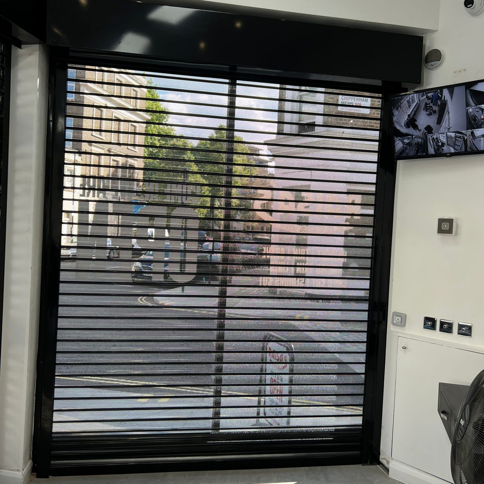Transparent Roller Door